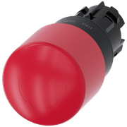 Frontal Botão Redondo Vermelho 22mm 3SU10001GB200AA0 Siemens