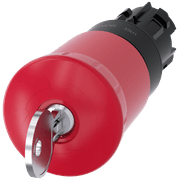 Frontal Botão Redondo Vermelho 22mm 3SU10001HT200AA0 Siemens