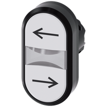 Frontal Botão Redondo Branco 22mm Grav Esqu/Stop/Seta Direita Pulso/Soco 3Su1 3SU10003AB660AM0 Siemens