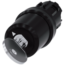 Comutador Seletora Chave Ronis 2 Posições Preta 22MM O Sirius Act 3Su10005Rf010Aa0 Siemens