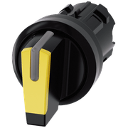 Comutador Iluminado Knob Curto 3 Posições Amarelo 22mm 45G 3SU10022BL300AA0 Siemens