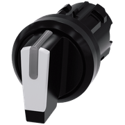 Comutador Iluminado Knob Curto 3 Posições Branco 22mm 45G 3SU10022BP600AA0 Siemens