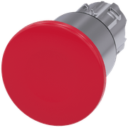 Frontal Botão Redondo Vermelho 22mm 3SU10501EA200AA0 Siemens