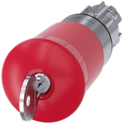 Frontal Botão Redondo Vermelho 22mm 3SU10501HN200AA0 Siemens