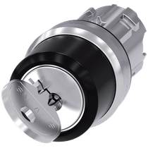 Comutador Chave Ronis 2 Posições Preto 22mm 90G 3SU10504BF110AA0 Siemens