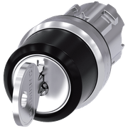 Comutador Chave Ronis 3 Posições Preto 22mm 45G 3SU10504BL310AA0 Siemens
