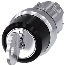 Comutador Chave Ronis 3 Posições Preto 22mm 45G 3SU10504BL410AA0 Siemens