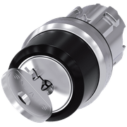 Comutador Chave Ronis 2 Posições Preto 22mm 90G 3SU10504CF010AA0 Siemens