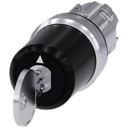 Comutador Chave Ronis 3 Posições Preto 22mm 45G 3SU10505PP010AA0 Siemens