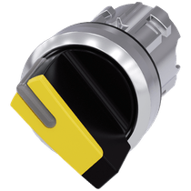 Comutador Iluminado Knob Curto 2 Posições Amarelo 22mm 90G 3SU10522BF300AA0 Siemens