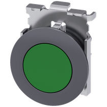 Frontal Botão Redondo Verde 30mm Pulso/Soco 3SU10600JB400AA0 Siemens