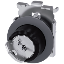 Comutador Chave Ronis 2 Posições Preto 30mm 90G 3SU10604LF110AA0 Siemens