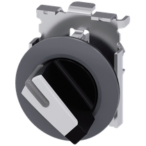 Comutador Iluminado Knob Curto 2 Posições Branco 30mm 90G 3SU10622DF600AA0 Siemens