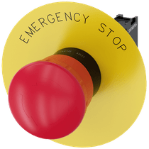 Frontal Botão Redondo Vermelho 22mm Grav Emergência 3SU11001HB201CG0 Siemens