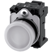 Sinalizador Luminoso Redondo 1 Led Branco 24V Diametro 22mm 3SU11026AA603AA0 Siemens
