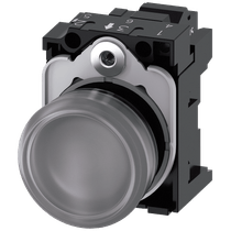 Sinalizador Luminoso Redondo 1 Led Transp 24Vca/Vcc 3SU11026AA703AA0 Siemens