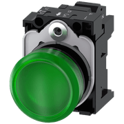 Sinalizador Luminoso Redondo 1 Led Verde 110Vca 3SU11036AA403AA0 Siemens