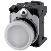 Sinalizador Luminoso Redondo 1 Led Branco 110Vca 3SU11036AA603AA0 Siemens