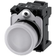 Sinalizador Luminoso Redondo 1 Led Branco 230Vca 3SU11066AA603AA0 Siemens
