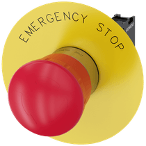 Frontal Botão Redondo Vermelho 22mm Grav Emergência 3SU11501HB201CG0 Siemens