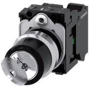 Comutador Chave Ronis 2 Posições Preto 22mm 90G 3SU11504BF113BA0 Siemens