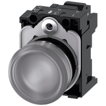 Sinalizador Luminoso Redondo 1 Led Transp 24Vca/Cc 3SU11526AA703AA0 Siemens