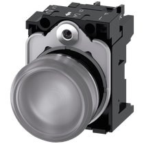 Sinalizador Luminoso Redondo 1 Led Transp 110Vca Diametro 22mm 3SU11536AA701AA0 Siemens