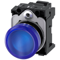 Sinalizador Luminoso Redondo 1 Led Azul 230Vca 3SU11566AA503AA0 Siemens