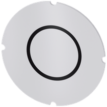 Placa Insc Circular Botão Com 3SU19000AB710QA0 Siemens
