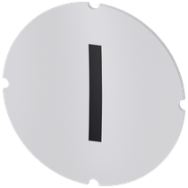 Placa Insc Circular Botão Com 3SU19000AB710QB0 Siemens