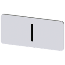 Placa Identificação Entradas Auto Adesivo Enc 3SU19000AC810QB0 Siemens