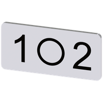 Placa Identificação Entradas Auto Adesivo Enc 3SU19000AC810QL0 Siemens