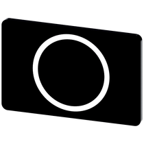 Placa Identificação Entradas Auto Adesivo Enc Botão Com 3SU19000AD160QA0 Siemens