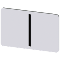 Placa Identificação Entradas Auto Adesivo Enc Botão Com 3SU19000AD810QB0 Siemens