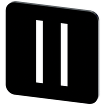 Placa Identificação Entradas Auto Adesivo Para Botoeira 3SU19000AF160QC0 Siemens