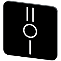 Placa Identificação Entradas Auto Adesivo Para Botoeira 3SU19000AF160QQ0 Siemens