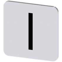Placa Identificação Entradas Auto Adesivo Para Botoeira 3SU19000AF810QB0 Siemens
