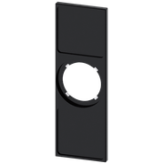 Porta Plaqueta Botao/Sinal Com Plaq Termoplástico 22mm 27X27mm 2 Posições 3SU19000AL100AA0 Siemens