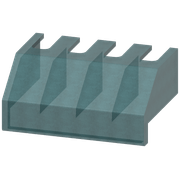 Capa Terminal Tetrapolar 16A Chaveada Emergência 3LD92011A Siemens