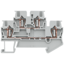 Conector Passagem Cinza 500V 17,5A 0,14-1,5 Mm2 8WH20200AE00 Siemens