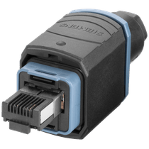 Conector Rj45 Plugue Preto 6GK19011BB206AA0 Siemens