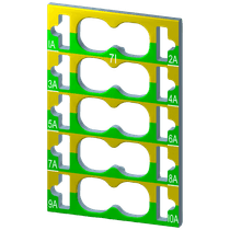 Etiqueta Para Módulo Am/Vd 15Mmx23,3mm Com 10Etiqueta 6ES71936CP712AA0 Siemens