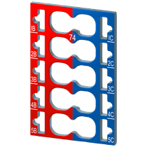 Etiqueta Para Módulo Vm/Az 15Mmx23,3mm Com 10Etiqueta 6ES71936CP742AA0 Siemens
