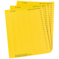 Etiqueta Para Módulo Pap Amarelo 13Mmx31mm Com 1000 6ES71936LA100AG0 Siemens