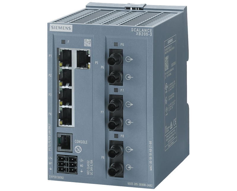 Switch 10/100 Mbit/S Ethernet/Ip 9P Rj45 6GK52053BB002TB2 Siemens