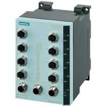 Módulo Scalance 8 X 10/100 MbtiSem S M12 24V 0,1A 6GK52080HA102AA6 Siemens