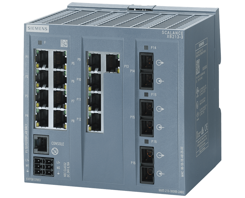 サニー　B110 VB110 ヒーター Switch Tripolar Rj45 6GK52133BD002AB2 Siemens - Dimensional