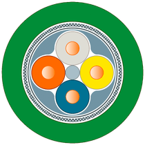 Cabo Profinet 2X2 6XV18402AU10 Siemens