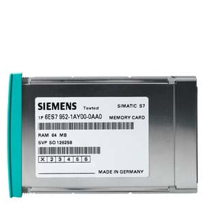 Simatic Cartao Memoria 8Mb Para S7-400 6ES79521AP000AA0 Siemens