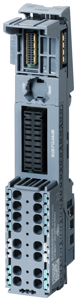 Simatic Base Terminal Push-In 6ES71936BP200BB0 Siemens - Dimensional